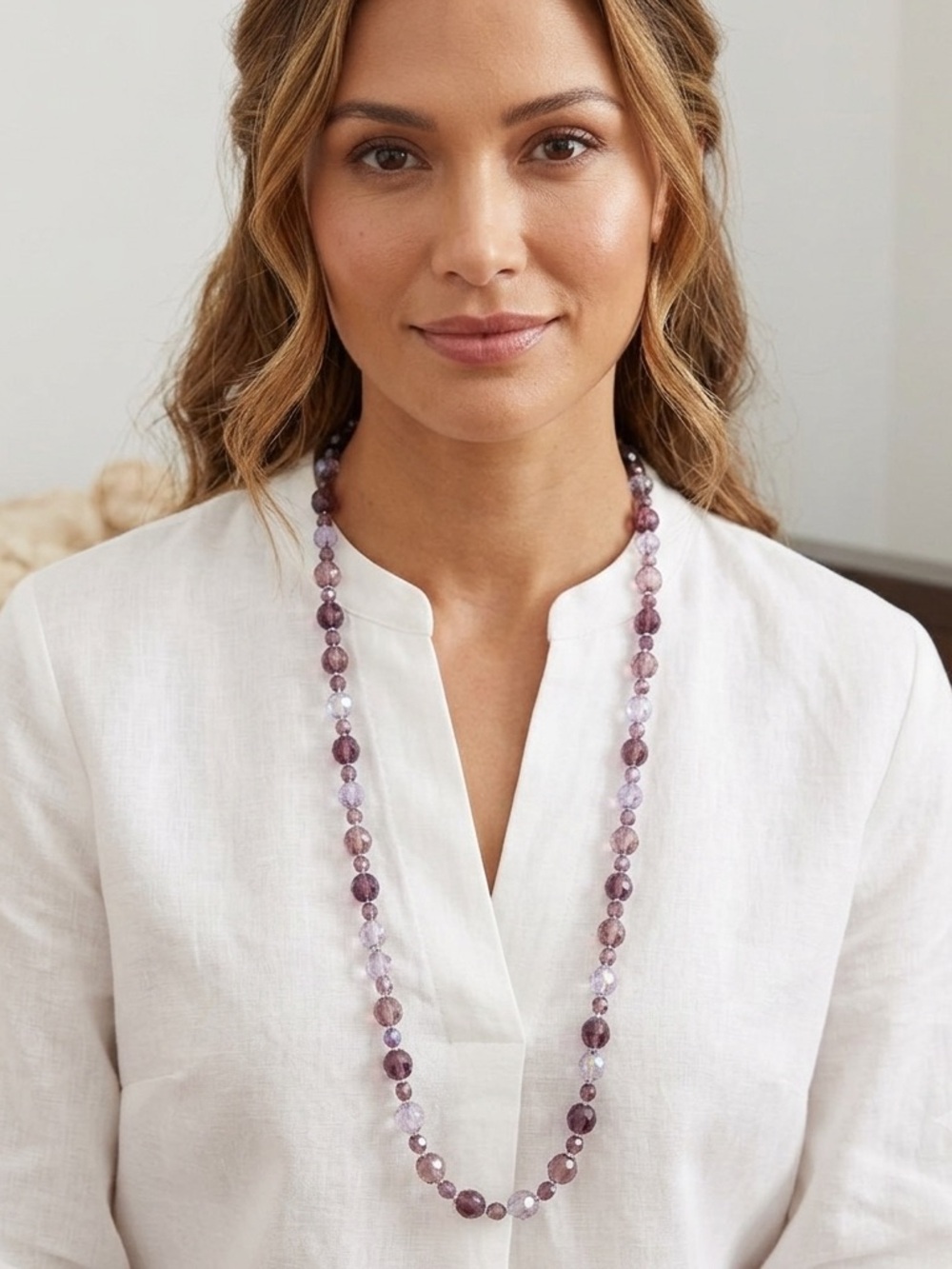 JOAN RIVERS Classic Collection CRYSTAL BEAD Necklaces - Estate Find
